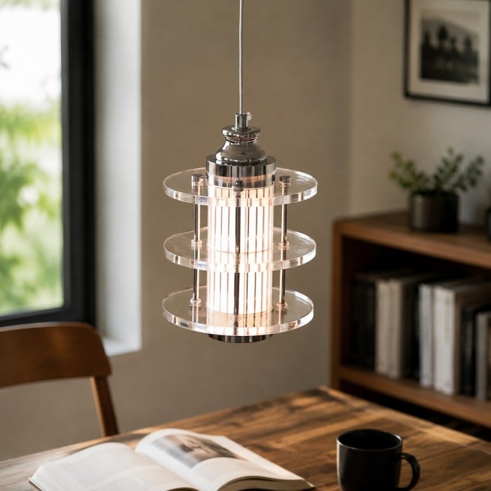 Bauhaus Acrylic LED Pendant Light HL4379