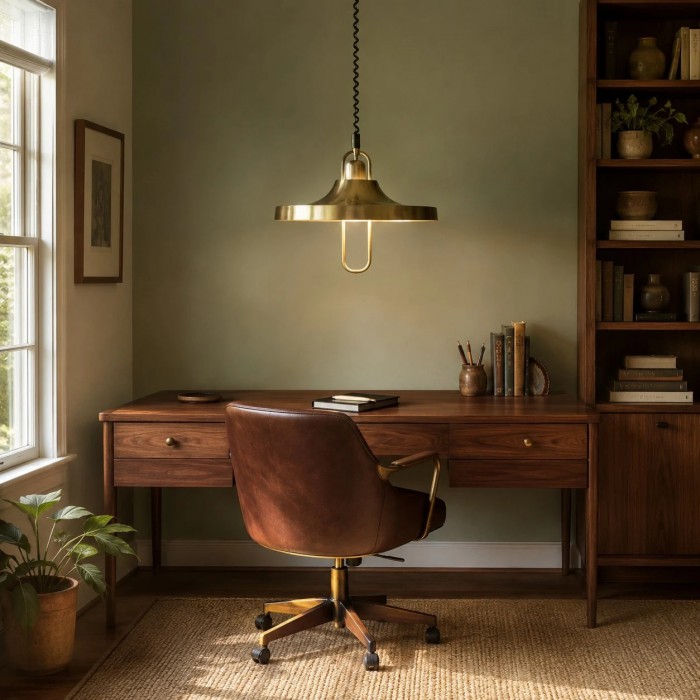 Bauhaus Adjustable Pull-Down Pendant Light HL4494