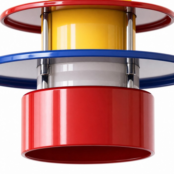 Bauhaus Color Block Pendant Light HL4337