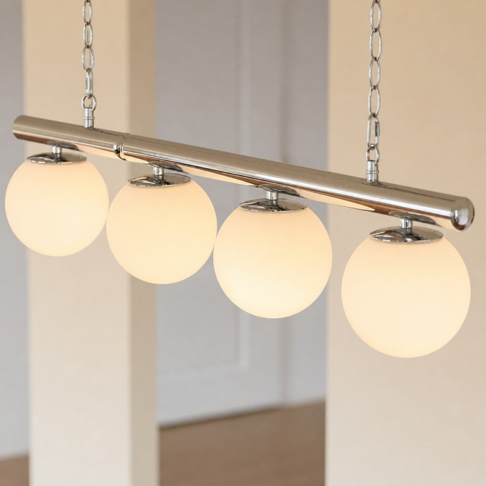 Bauhaus-Glas-Esszimmer-Kronleuchter HL4345