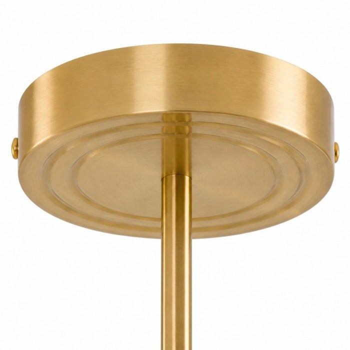 Deckenleuchte aus Messing und Opalglas HL4245