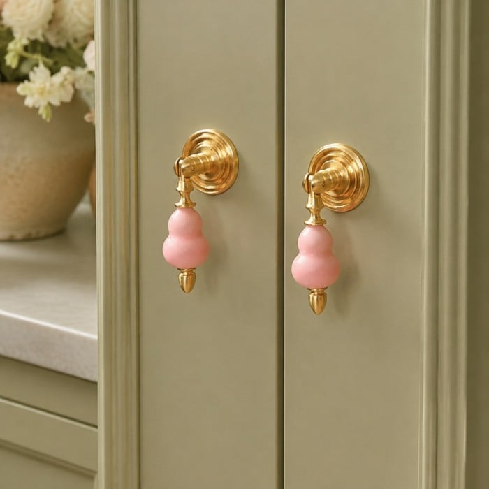 Maniglie per mobili in ceramica colorata HL4635