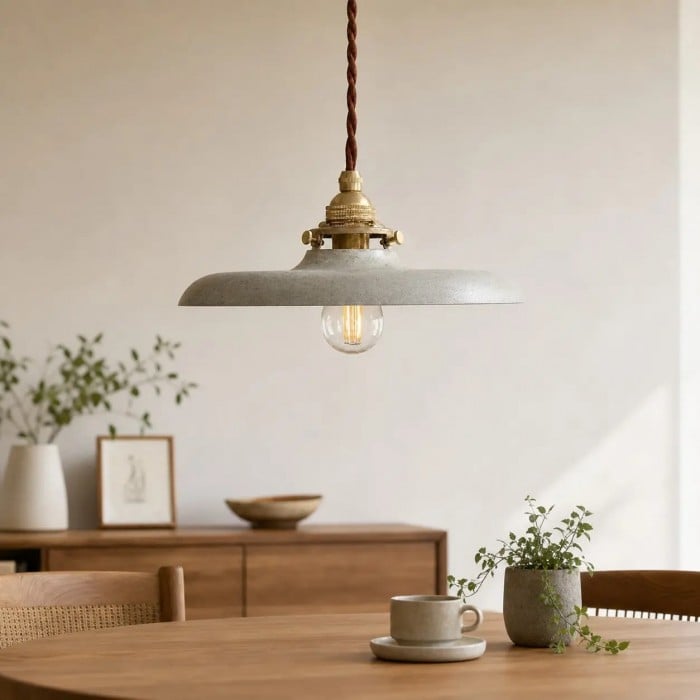 Suspension en métal style industriel vieilli HL4202