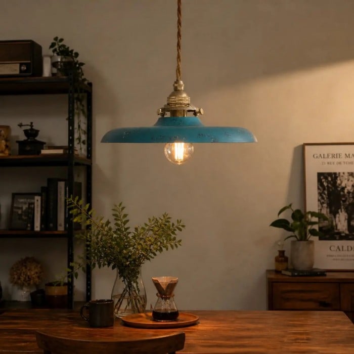 Suspension en métal style industriel vieilli HL4202