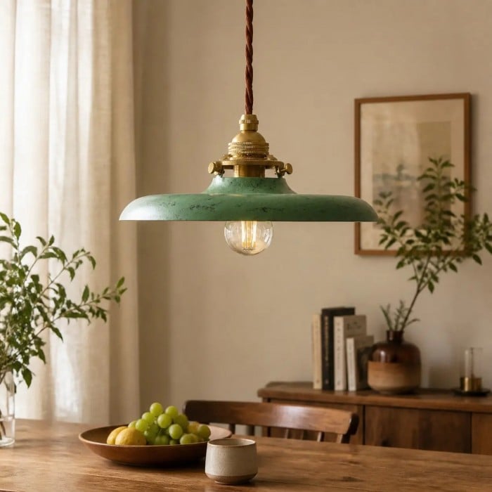 Suspension en métal style industriel vieilli HL4202