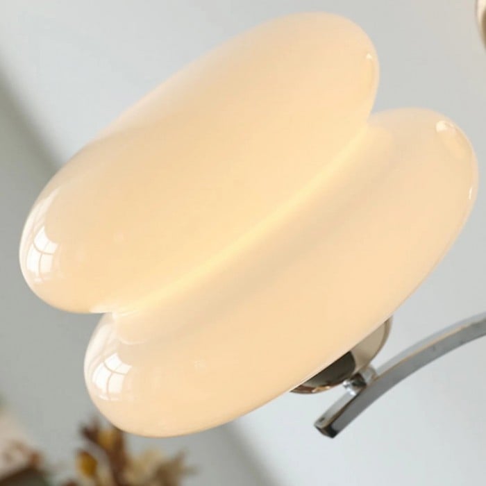 Double Layer Milk Glass Wall Sconce HL4645