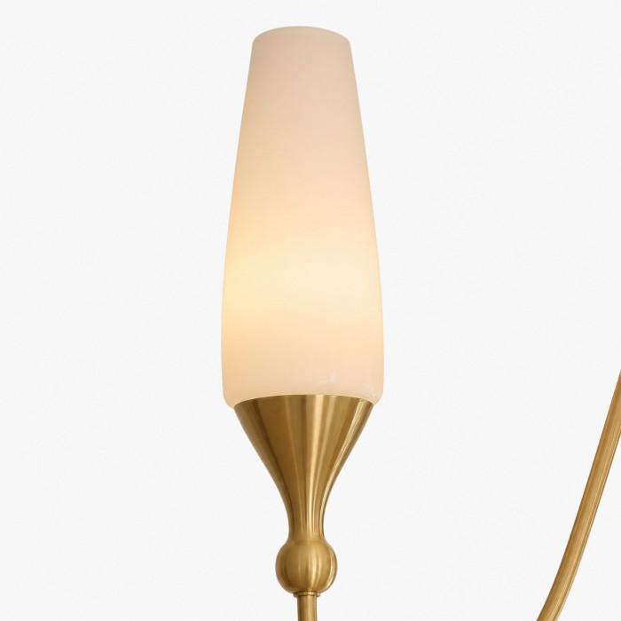 Französischer Kronleuchter aus Kupfer und Glas für das Esszimmer HL4384