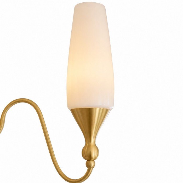 Französischer Kronleuchter aus Kupfer und Glas für das Esszimmer HL4384
