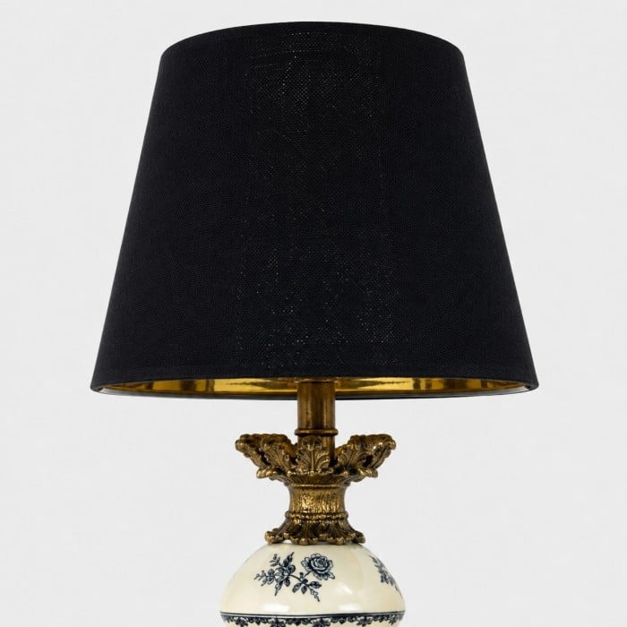 Franse vintage keramische tafellamp HL4571