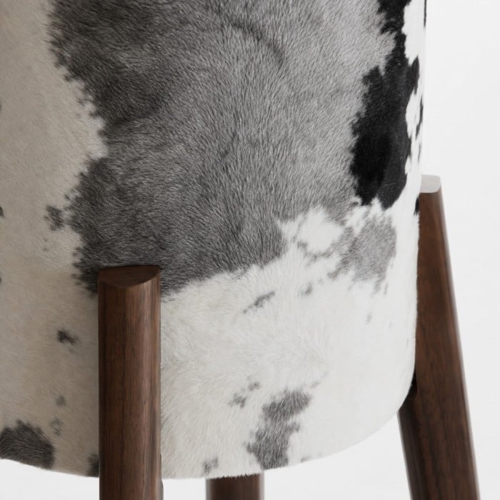 French Vintage Fabric Cylinder Floor Lamp HL4319