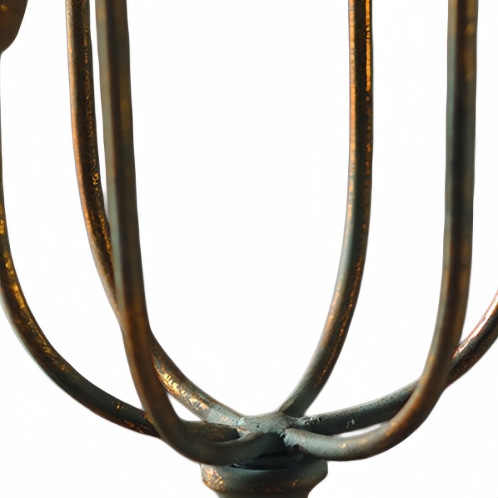 Fransk vintage ljusstake i järn med flera armar HL4634