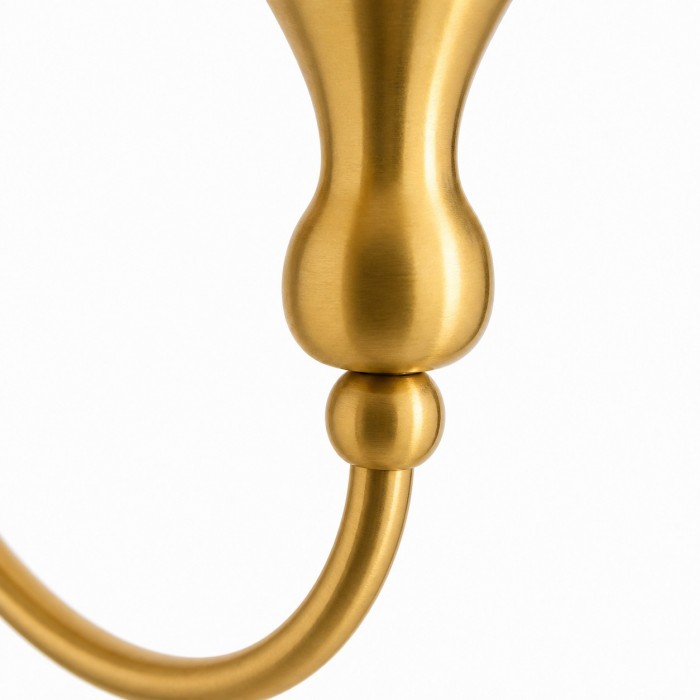 Aplique de pared francés vintage de cristal opalino HL4281