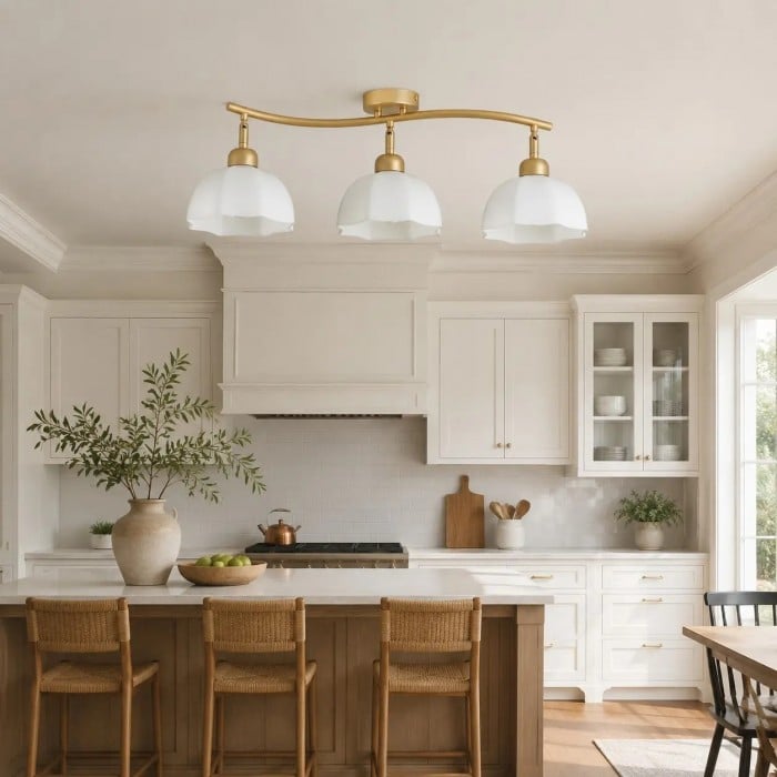 Gold Linear Ceiling Light HL4266