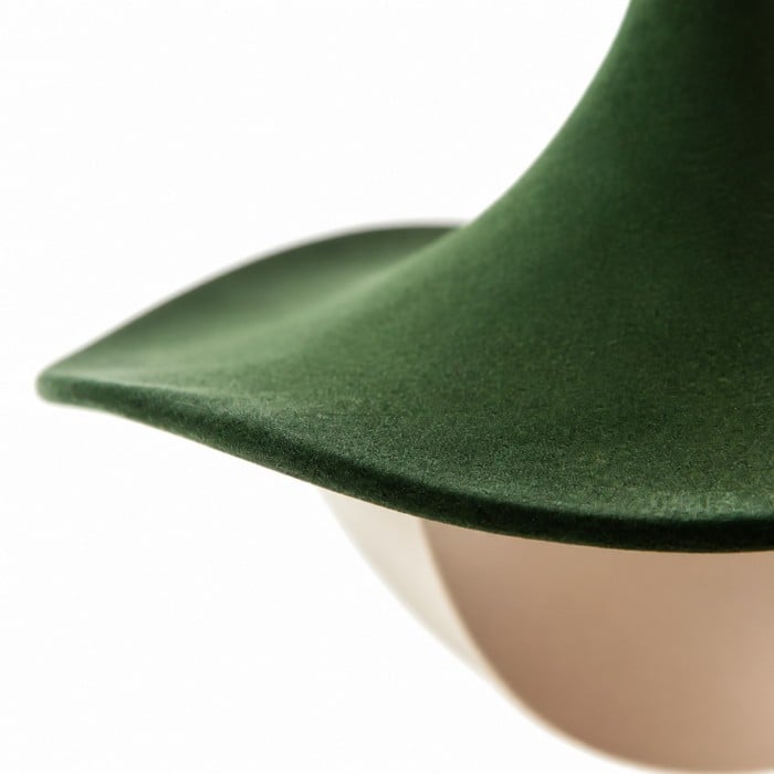 Suspension en tissu vert pour salle à manger HL4378