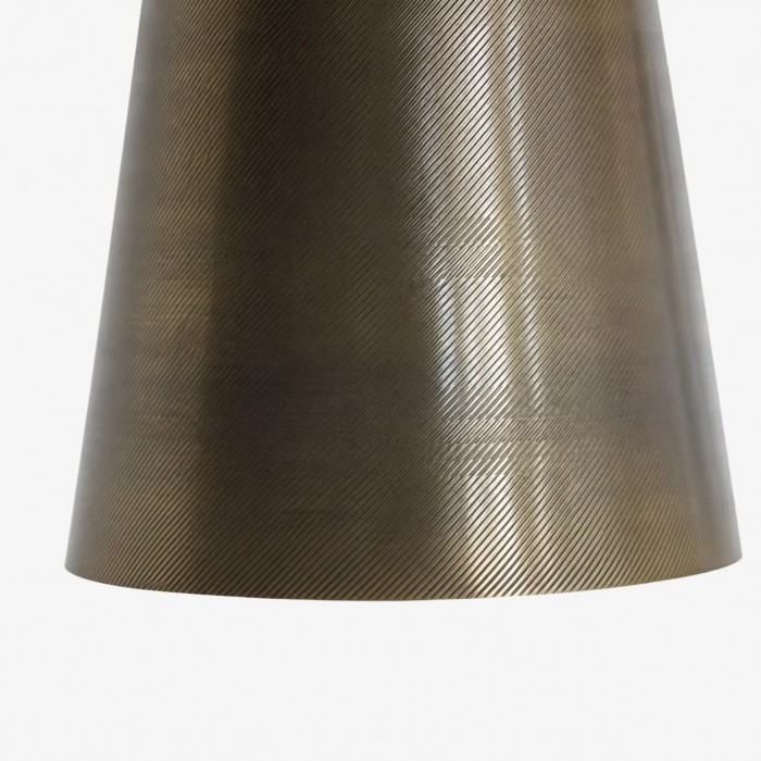 Handgesneden messing hanglamp HL4238