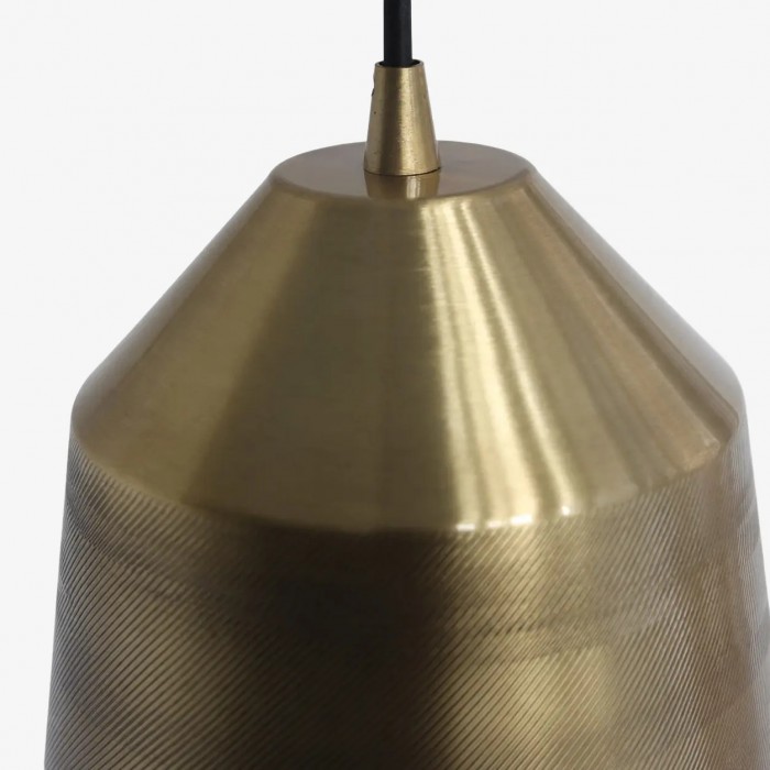 Handgesneden messing hanglamp HL4238