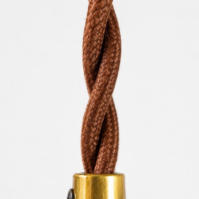 Handgesneden hanglamp van massief hout HL4492