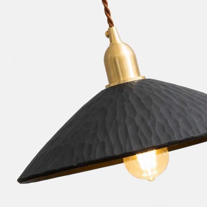 Handgesneden houten hanglamp voor eetkamers HL4580