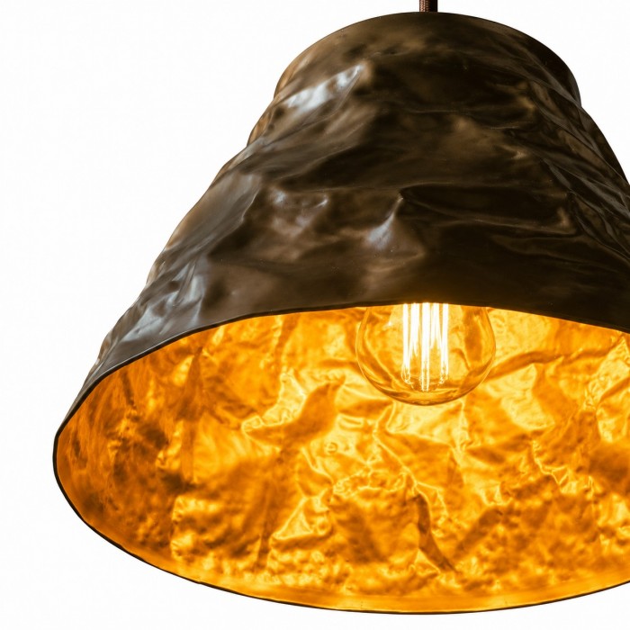 Handgehamerde messing hanglamp voor eetkamers HL4532