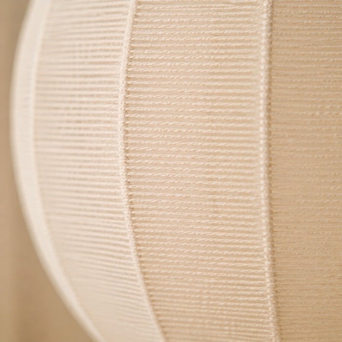 Handwoven Globe Pendant Light with Wood Canopy HL4410