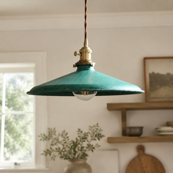 Japanse retro metalen hanglamp HL4335