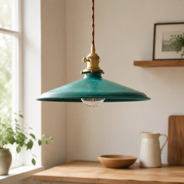 Japanse retro metalen hanglamp HL4335