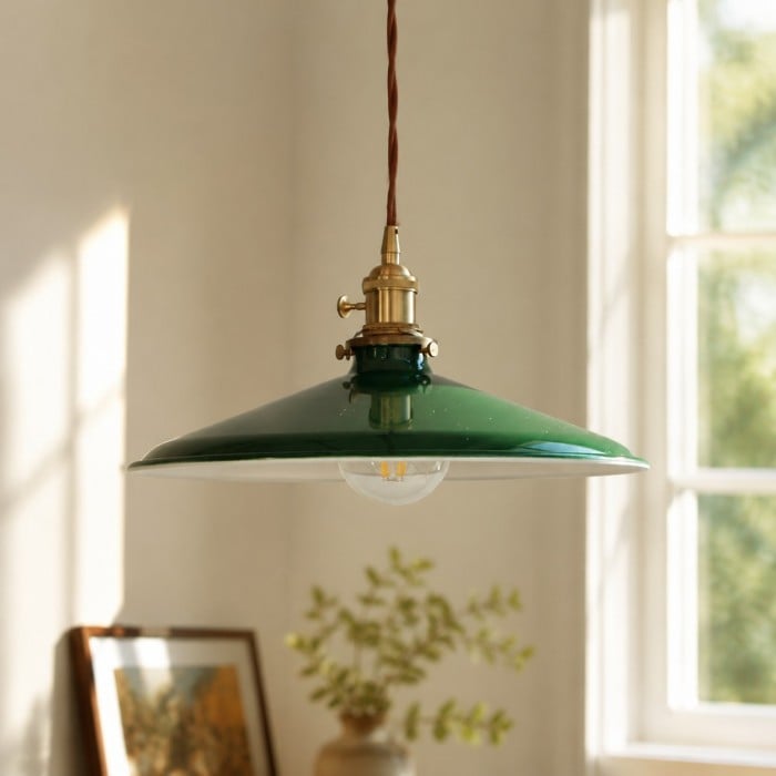 Japanse retro metalen hanglamp HL4335