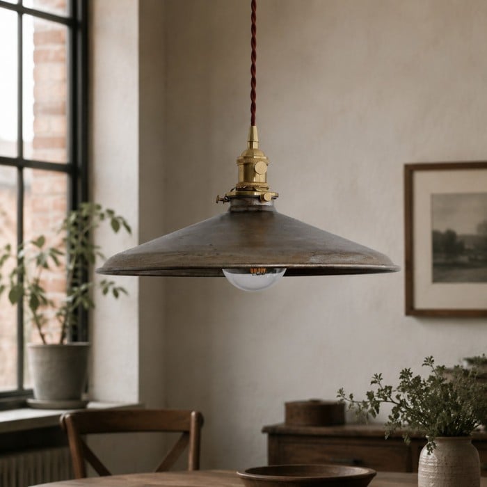 Japanse retro metalen hanglamp HL4335