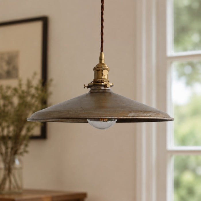 Japanse retro metalen hanglamp HL4335