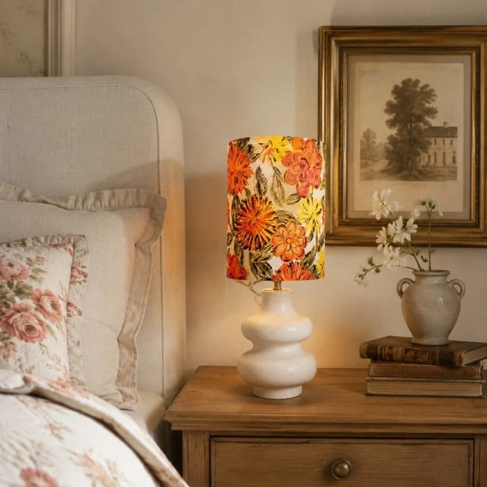Liberty Floral keramische tafellamp HL4417