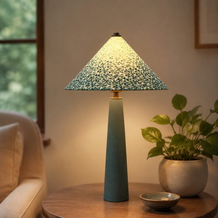 Liberty Floral Shade keramische tafellamp HL4416