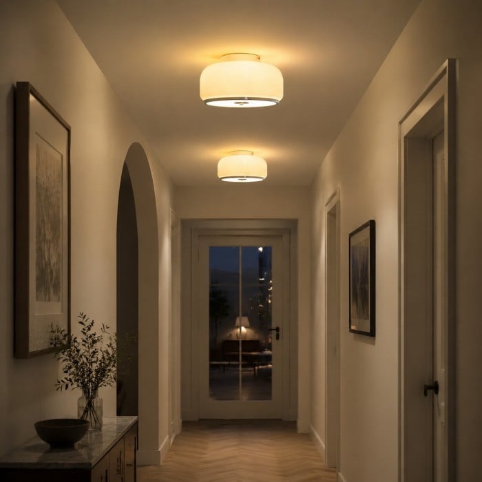 Liora Amber Glass Bauhaus Plafondlamp HL4598