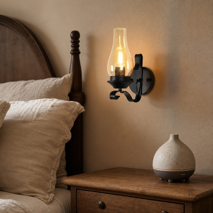 Loft Industrial Kerosine Wandlamp HL4315