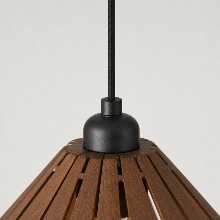Houten hanglamp uit de Log-serie HL4329