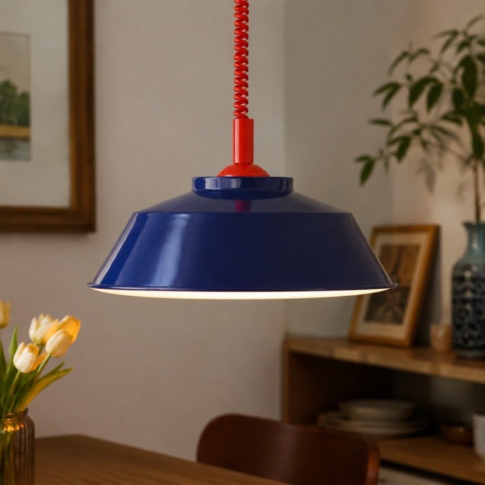 Memphis uittrekbare metalen hanglamp HL4607