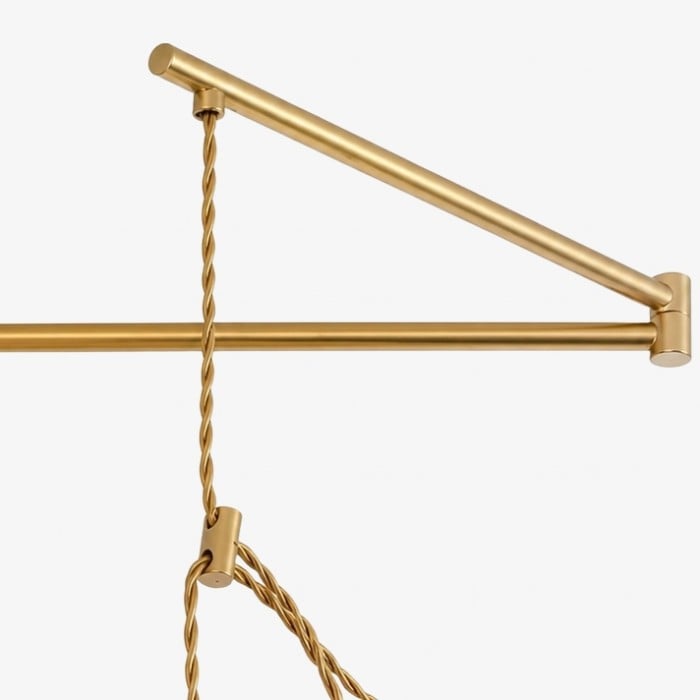 Moderne verstelbare hanglamp met zwenkarm HL4234