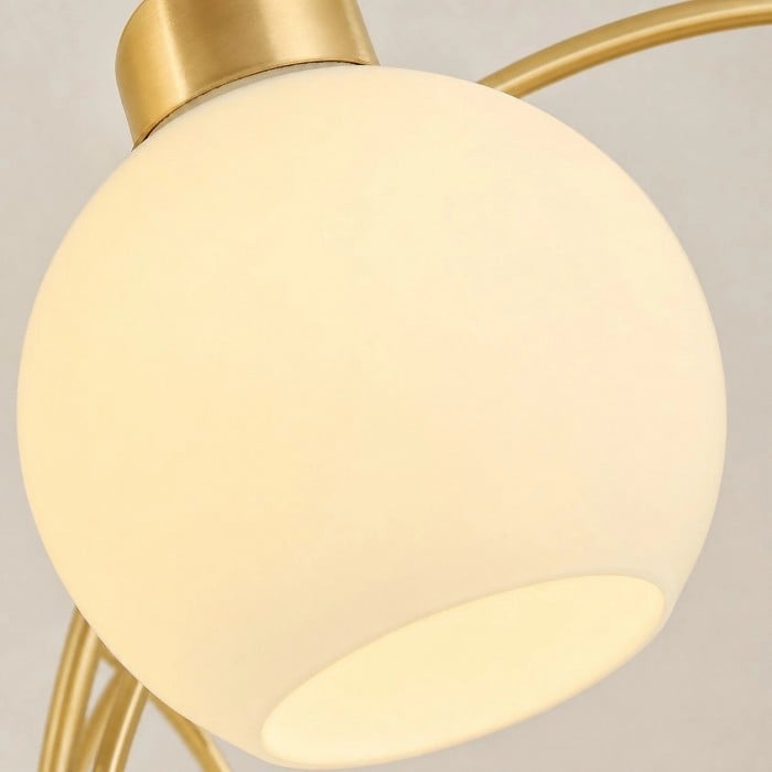 Moderner Glaskugel-Kronleuchter HL4222