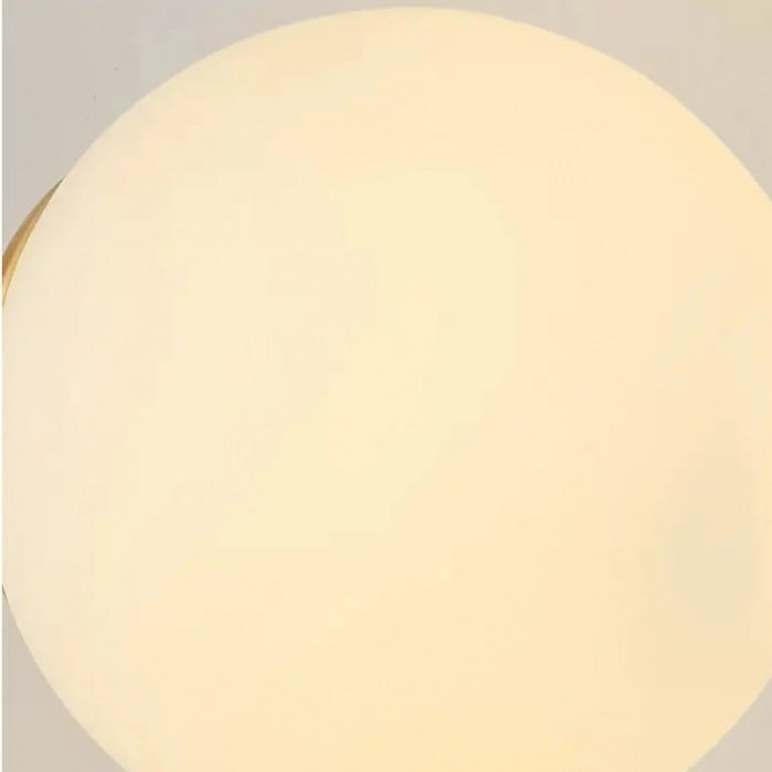 Plafonnier globe en verre doré moderne HL4256