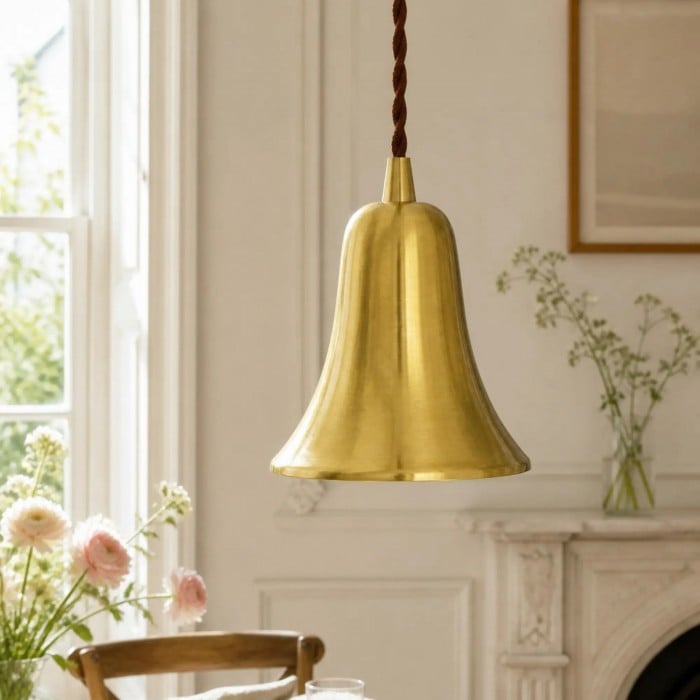 Moderne metalen hanglamp - messing of chroom HL4215