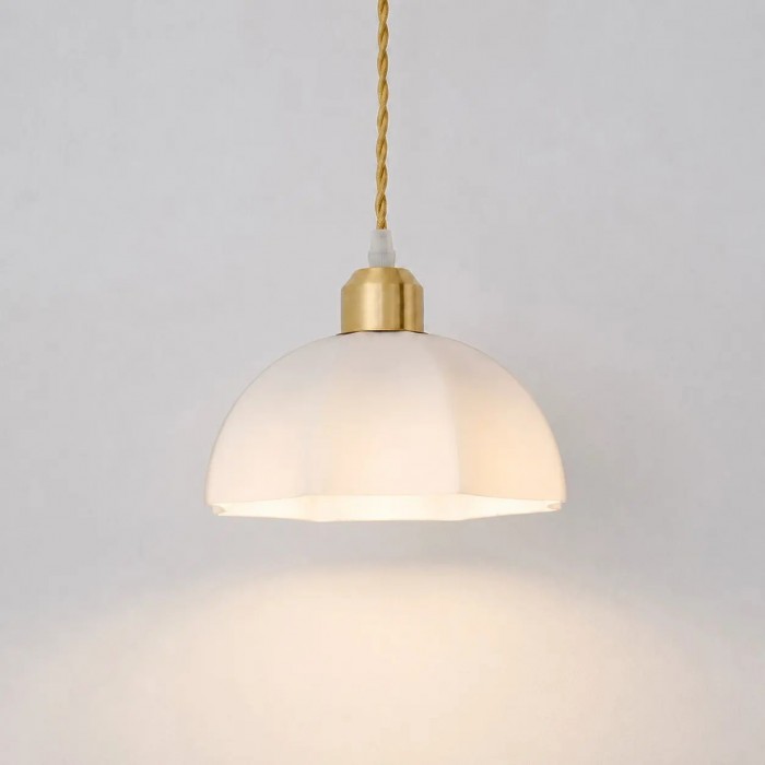 Modern Milk Glass Pendant Light HL4212