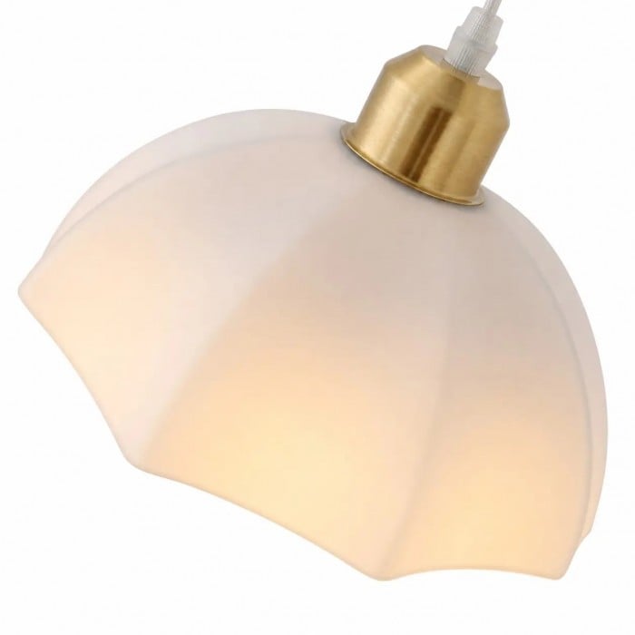 Modern Milk Glass Pendant Light HL4212