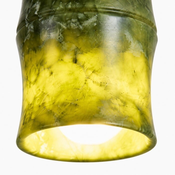 Lámpara de techo de paso de jade natural HL4278