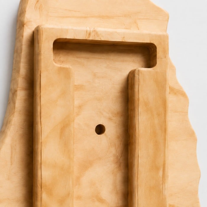 Lámpara de pared Wabi-Sabi de madera natural HL4516