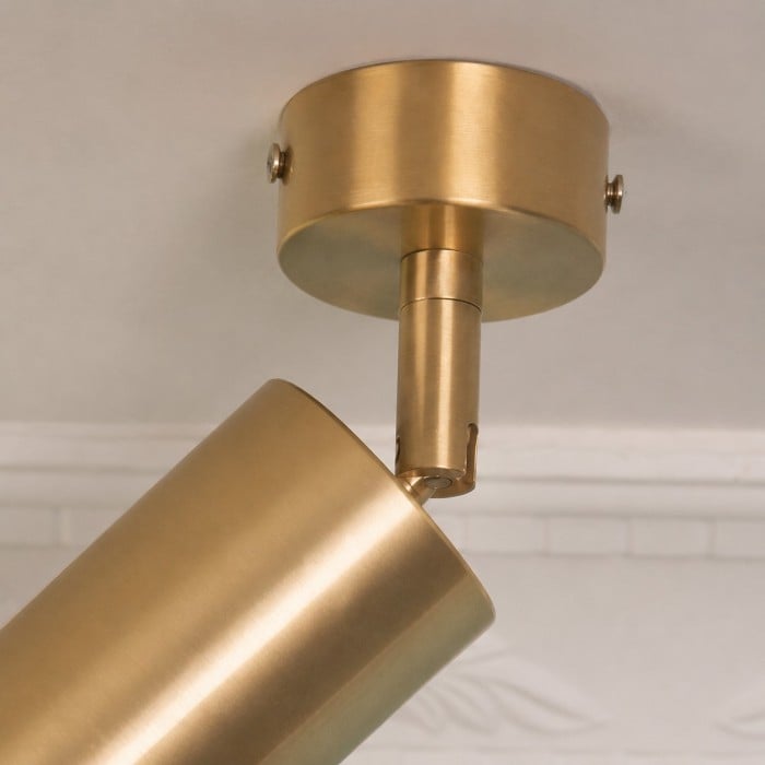 Foco de techo ajustable Nordic Brass HL4482