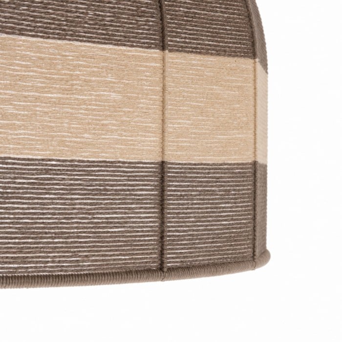 Hanglamp met koepel van patchwork katoenen draad HL4357
