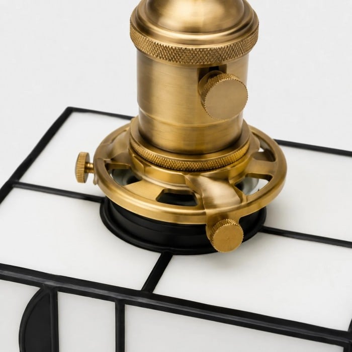 Suspension en verre artistique en forme de note de piano HL4556