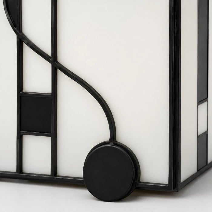 Suspension en verre artistique en forme de note de piano HL4556
