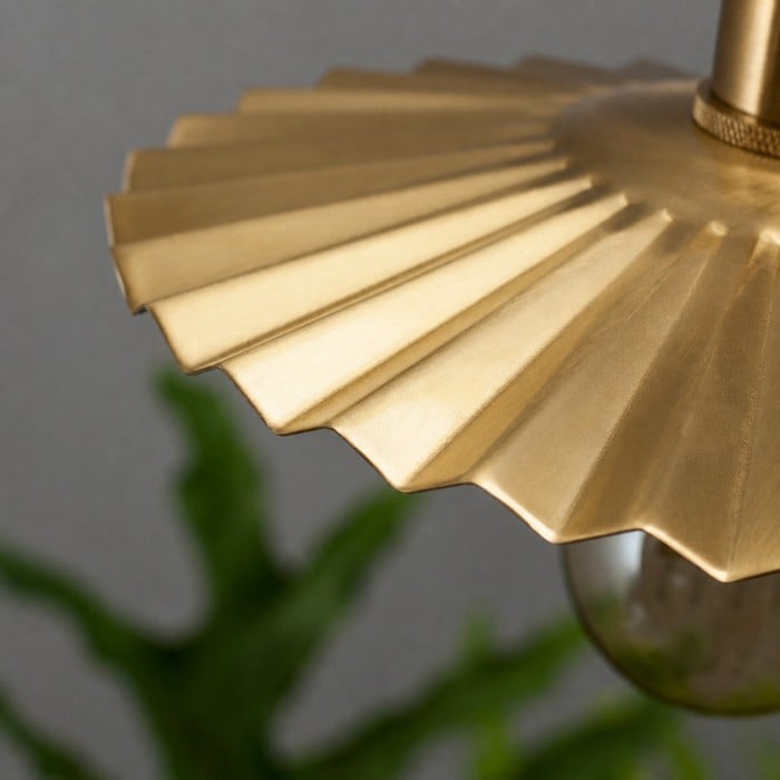 Suspension en laiton plissé HL4478