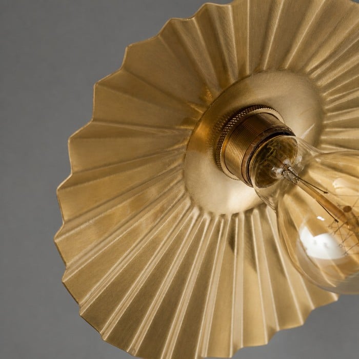 Suspension en laiton plissé HL4478