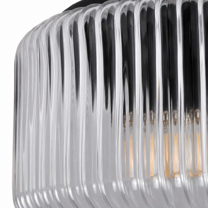Ribbed Glass Ceiling Lamp HL4349